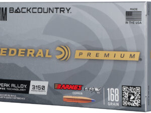 Federal P7BCLRX1 BackCountry  7mm BC 168gr 20 Per Box/10 Case