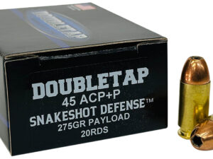 DoubleTap Ammunition 45ASS20 Snake Shot  45ACP 20 Per Box/50 Case