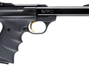 Browning 051407490 Buck Mark Standard *CA Compliant 22 LR 10+1 5.50" Slab Side Barrel, Matte Black Serrated Steel Slide & Aluminum Frame, Black Overmolded Grips