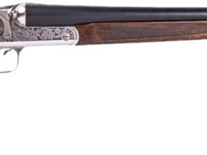 ATI ATIGKOF20RP26 Road Agent Prime 20 Gauge Break Open 2rd 26" Black Side By Side Barrel, Silver Engraved Aluminum Receiver, Fixed Turkish Walnut Stock