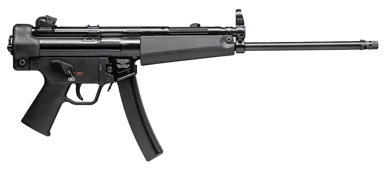 HK 81000480 SP5L 9mm Luger 10+1 16.50" Black Threaded Barrel Black