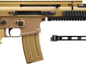 FN 38101885 SCAR 15P 5.56x45mm 10+1 7.50" Black Flat Dark Earth Picatinny Rail Aluminum Receiver SB Tactical Brace