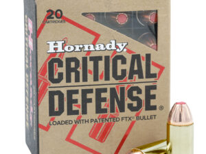 Hornady 90923 Critical Defense  45Auto+P 185gr Flex Tip eXpanding 20 Per Box/10 Case