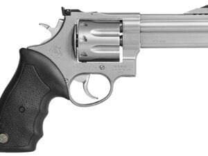 Taurus 608 Revolver - Stainless Steel | 357 Mag / 38 Spl +P | 4" Barrel | 8rd | Rubber Grip