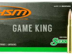 HSM 300640N Game King  30-06 Springfield 165 gr Sierra GameKing Spitzer Boat Tail 20 Per Box/ 20 Case