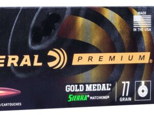 FEDERAL 223 REM 77GR SIERRA MATCHKING BTHP 20 RD/BX 10 BX/CS