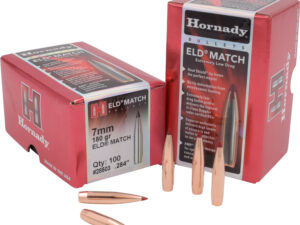 Hornady 28503 ELD Match  7mm .284 180 gr Extremely Low Drag Match 100 Per Box/ 15 Case