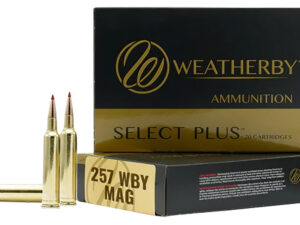 Weatherby B257100TTSX Select Plus  257WthbyMag 100gr Barnes Tipped TSX Lead Free 20 Per Box/10 Case