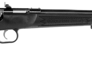 Crickett KSA2280 Youth  22 WMR 1rd 16.12" Blued Barrel & Receiver, Fixed Front/Adjustable Rear Peep Sights, Black Synthetic Stock w/11.5" LOP, Rebounding Firing Pin Safety