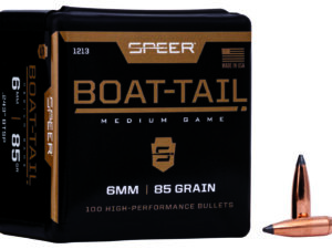 Speer 1213 Boat-Tail  6mm 85gr Jacketed Soft Point Boat Tail 100 Per Box/5 Case