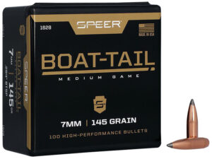 Speer 1628 Boat-Tail  7mm 145gr Jacketed Soft Point Boat Tail 100 Per Box/5 Case