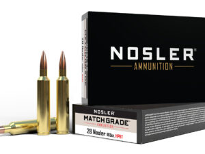 Nosler 51287 Match Grade  28Nosler 168gr Custom Competition Hollow Point Boat Tail 20 Per Box/10 Case