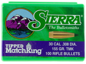 Sierra 7755 Tipped MatchKing  30Cal 155gr Tipped MatchKing 100/Box