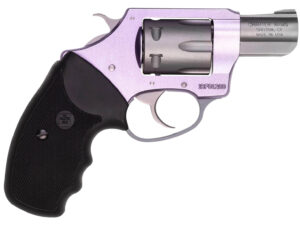 Charter Arms 52240 Pathfinder Lite Lavender Lady Small 22 LR, 8 Shot, 2" Matte Stainless Steel Barrel & Cylinder, Lavender Aluminum Frame w/Black Finger Grooved Rubber Grip, Exposed Hammer