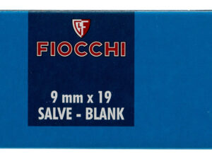 Fiocchi 9MMBLANK Pistol Blank 9mmLuger 50 Per Box/20 Case