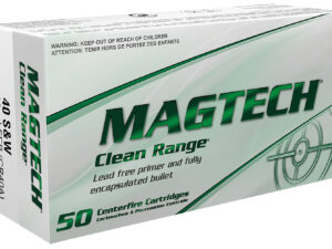 Magtech CR40A Clean Range  40S&W 180gr Fully Encapsulated Bullet Flat 50 Per Box/20 Case