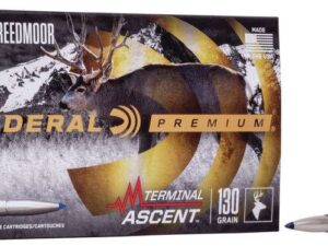 FEDERAL 6.5 CREEDMOOR 130 GR TERMINAL ASCENT 20 RD/BX 10 BX/CS