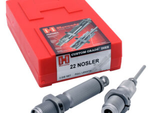 Hornady 546207 Custom Grade Series III 2 Die Set for 22 Nosler Includes Sizing Seater