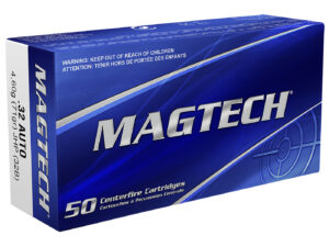 Magtech 32B Range/Training  32ACP 71gr Jacketed Hollow Point 50 Per Box/20 Case