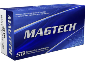 Magtech 38E Range/Training  38Special 158gr Semi Jacketed Hollow Point 50 Per Box/20 Case