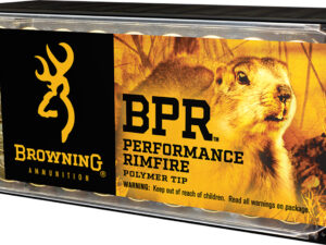 Browning Ammo B195117050 BPR Performance Rimfire  17HMR 17gr Polymer Tip 50 Per Box/20 Case