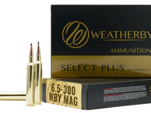 Weatherby B653127LRX Select Plus  6.5-300WthbyMag 127gr Barnes LRX Lead Free 20 Per Box/10 Case