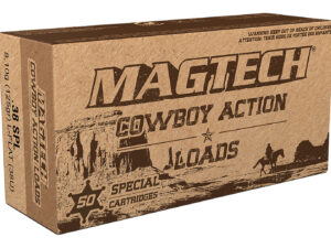 Magtech 38U Cowboy Action  38Special 125gr Lead Flat Nose 50 Per Box/20 Case