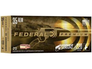 FEDERAL 35 REM 220GR HAMMERDOWN 20 RD/BX 10 BX/CS