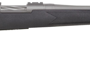 Mossberg 28005 Patriot  243 Win 5+1 22" Stainless Cerakote Fluted Barrel, Stainless Cerakote Receiver Drilled & Tapped, Black Fixed Synthetic Stock, Right Hand