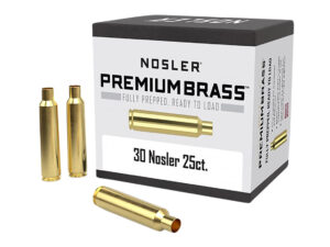 Nosler 10221 Premium Brass Unprimed Cases 30Nosler Rifle Brass 25/Box