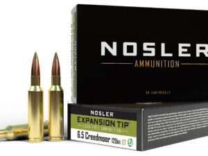 Nosler 40398 E-Tip  6.5Creedmoor 120gr E Tip Lead Free 20 Per Box/10 Case