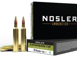 Nosler 40302 E-Tip  26Nosler 120gr E Tip Lead Free 20 Per Box/10 Case