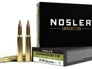 Nosler 40036 E-Tip  30-06Springfield 168gr E Tip Lead Free 20 Per Box/10 Case