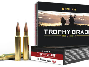 Nosler 60099 Trophy Grade Long-Range 33Nosler 265gr Nosler Spitzer AccuBond Long Range 20 Per Box/10 Case