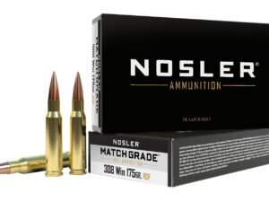 Nosler 60132 Match Grade RDF 308Win 175gr RDF Hollow Point Boat Tail 20 Per Box/10 Case
