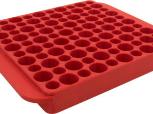 Hornady 480042 Magnum Reloading Block Red Multi Caliber Plastic 50rd
