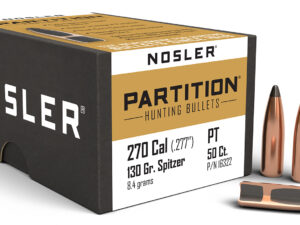 Nosler 16322 Partition  270Win 130gr Partition Spitzer 50/Box