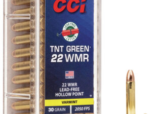 CCI 0060 TNT Green  22WMR 30gr Speer TNT Green Hollow Point 50 Per Box/40 Case
