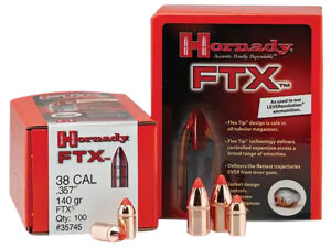 Hornady 45201 FTX  45 Cal .452 250 gr Flex Tip eXpanding 50 Per Box/ 25 Case
