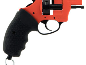 Charter Arms 82290 Pro 22  22 Blank, 6rd Orange Cerakote Frame, Black Rubber Grips