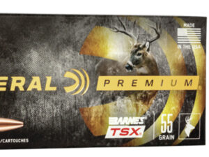 Federal P223S Premium  223Rem 55gr Barnes TSX 20 Per Box/10 Case