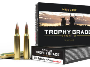 Nosler 60010 Trophy Grade  257Roberts 110gr Nosler AccuBond 20 Per Box/10 Case