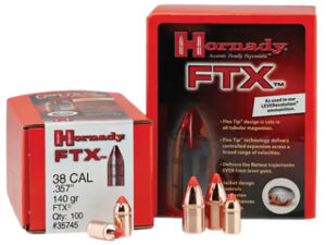 Hornady 44105 FTX  44 Cal .430 225 gr Flex Tip eXpanding 100 Per Box/ 15 Case