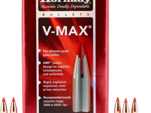 Hornady 17105 V-Max  17 Cal .172 25 gr V Max 100 Per Box/ 40 Case
