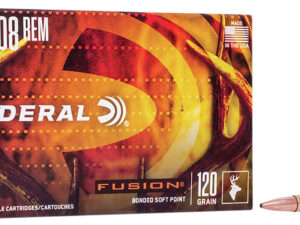 Federal F708FS2 Fusion  7mm-08Rem 120gr Bonded Soft Point 20 Per Box/10 Case