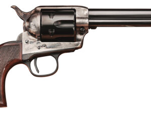 Taylors & Company 4109DE Smoke Wagon Deluxe 45 Colt (LC) 6rd 4.75" Blued Cylinder & Barrel Color Case Hardened Steel Frame Checkered Walnut Grip