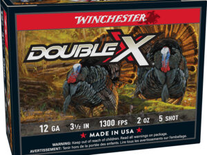 Winchester Ammo STH12355 Double X High Velocity Turkey 12Gauge 3.50" 2oz 5Shot 10 Per Box/10 Case