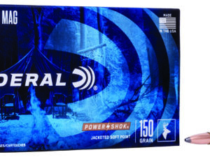 Federal 7RA Power-Shok  7mmRemMag 150gr Jacketed Soft Point 20 Per Box/10 Case