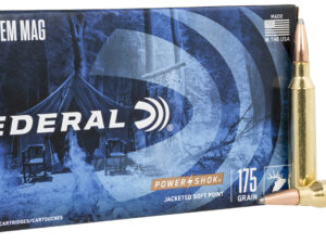 Federal 7RB Power-Shok  7mmRemMag 175gr Jacketed Soft Point 20 Per Box/10 Case