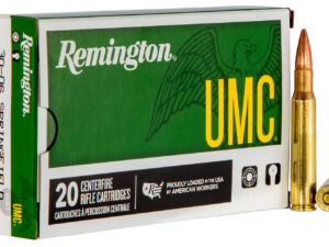 Remington Ammunition 23699 UMC  30-06Springfield 150gr Full Metal Jacket 20 Per Box/10 Case